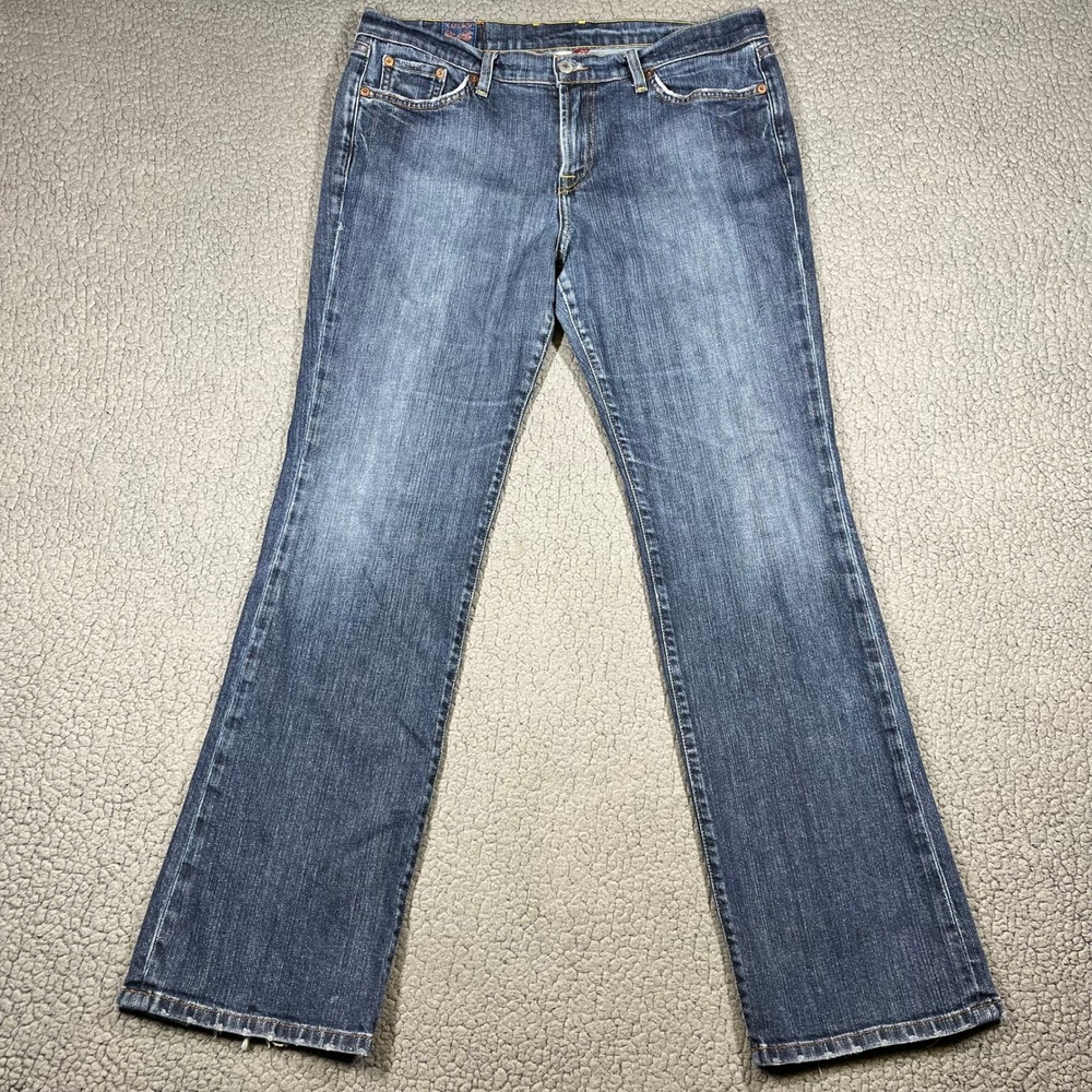 Vintage Lucky Brand Jeans Womens 14/32 Classic Rider Bootcut Y2K Made in USA
